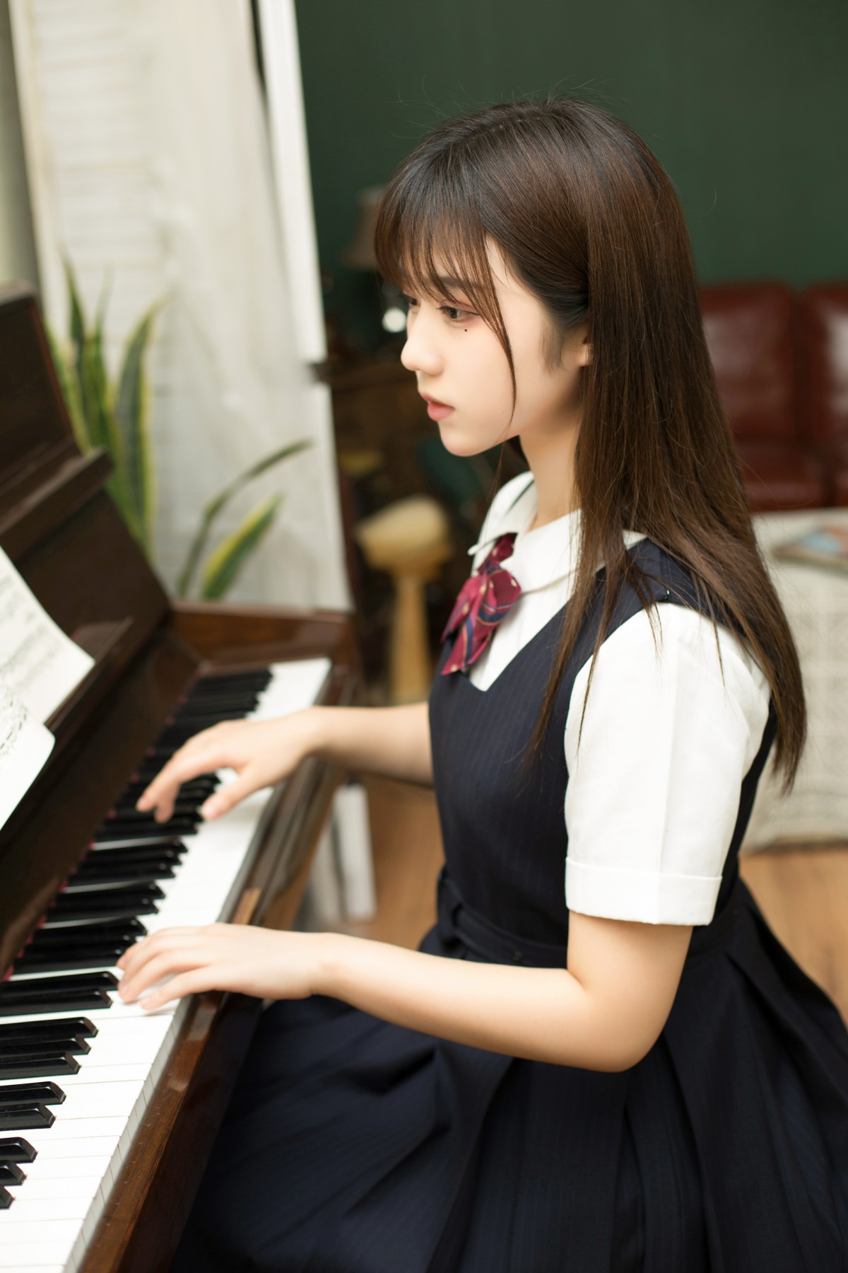 图片[2]-[喵糖映画]VOL.004 镜酱 文静学妹 – COSPLAY-小爱·美女部落