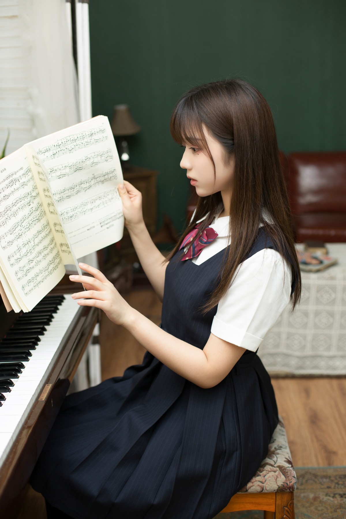 图片[3]-[喵糖映画]VOL.004 镜酱 文静学妹 – COSPLAY-小爱·美女部落