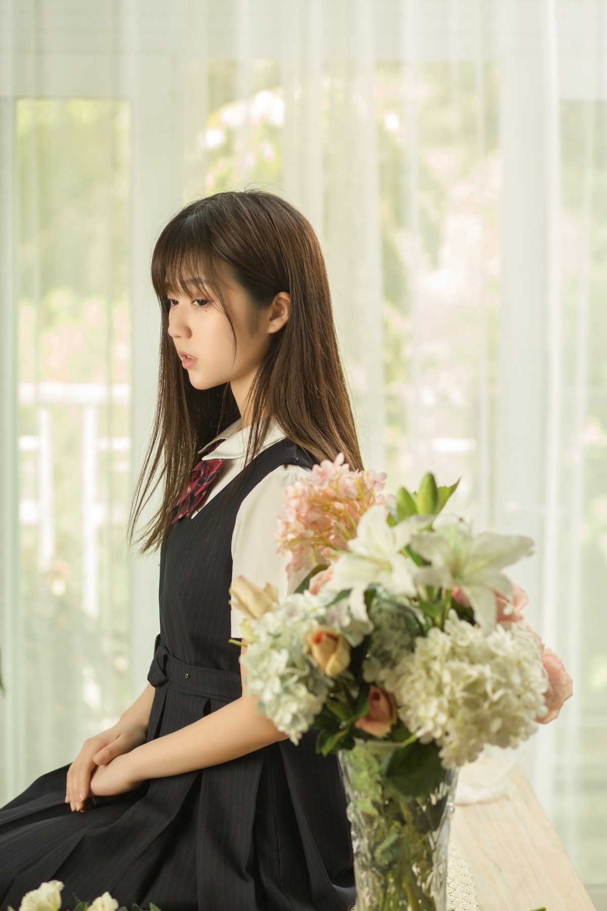图片[7]-[喵糖映画]VOL.004 镜酱 文静学妹 – COSPLAY-小爱·美女部落
