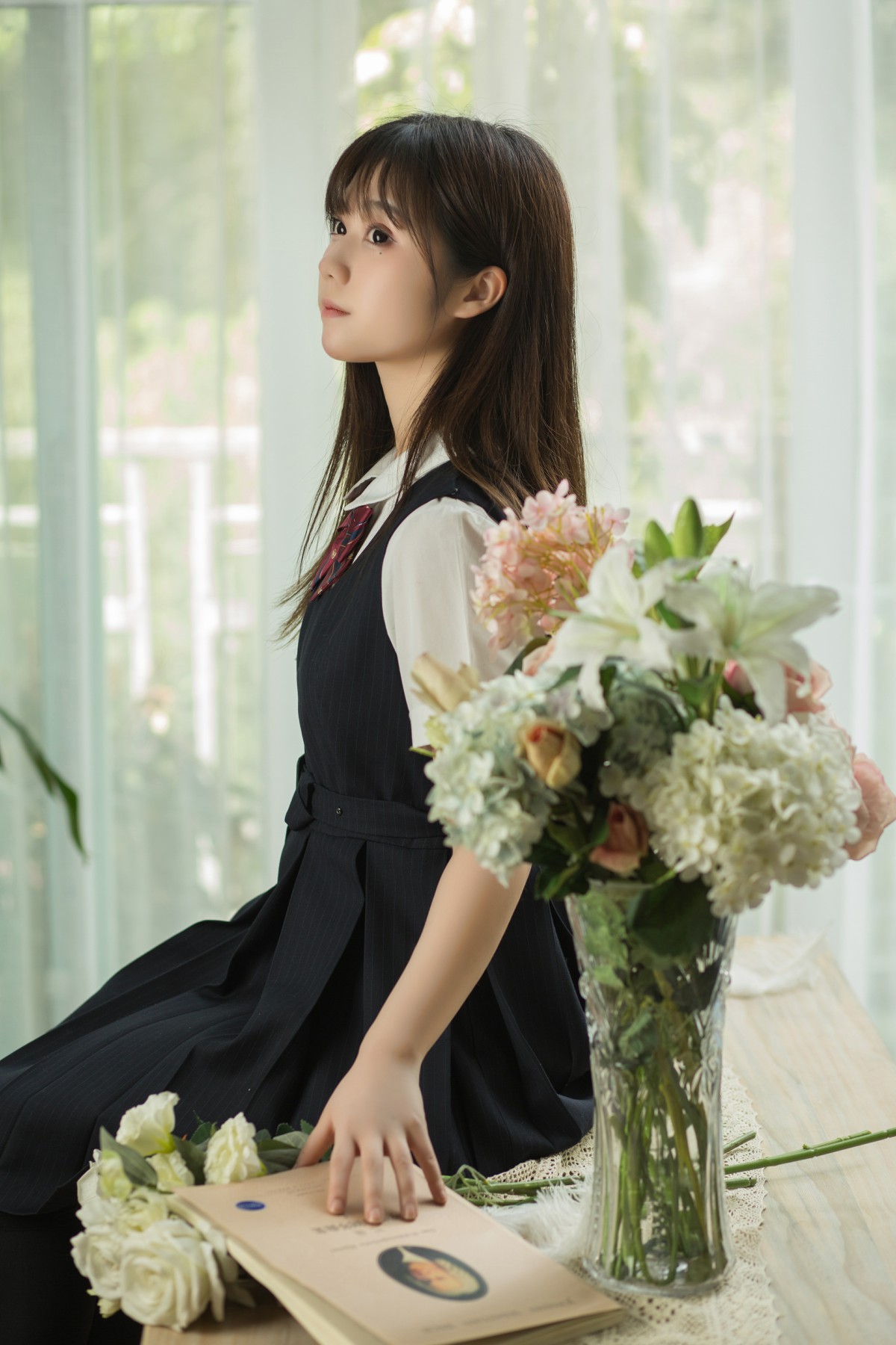 图片[9]-[喵糖映画]VOL.004 镜酱 文静学妹 – COSPLAY-小爱·美女部落