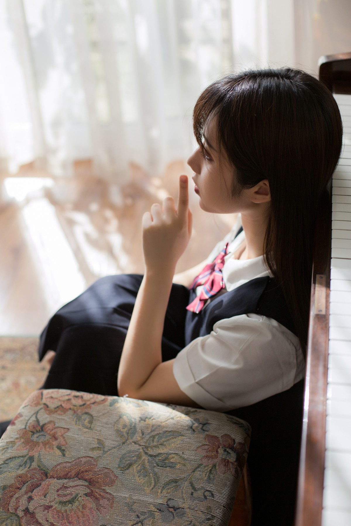 图片[33]-[喵糖映画]VOL.004 镜酱 文静学妹 – COSPLAY-小爱·美女部落