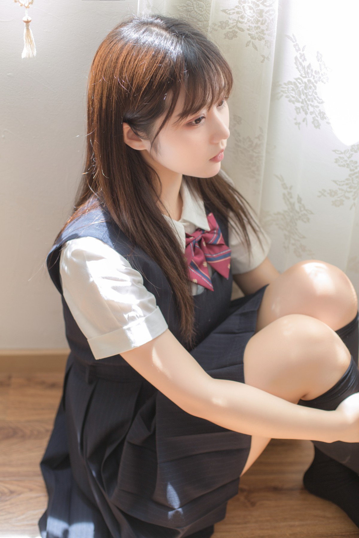 图片[39]-[喵糖映画]VOL.004 镜酱 文静学妹 – COSPLAY-小爱·美女部落
