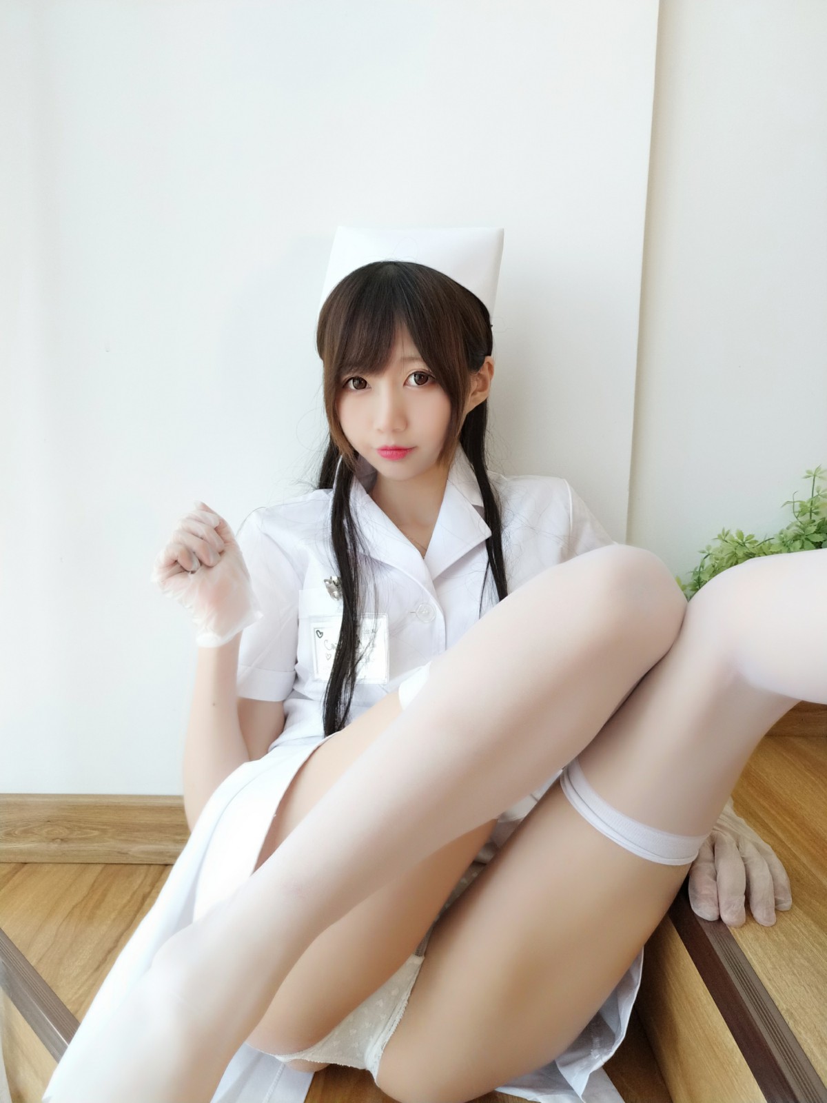 图片[17]-[Cosplay]NAGISA魔物喵–自摄系列 NO.002 白丝护士 – COSPLAY-小爱·美女部落
