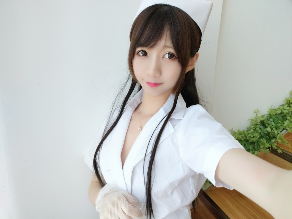 图片[35]-[Cosplay]NAGISA魔物喵–自摄系列 NO.002 白丝护士 – COSPLAY-小爱·美女部落