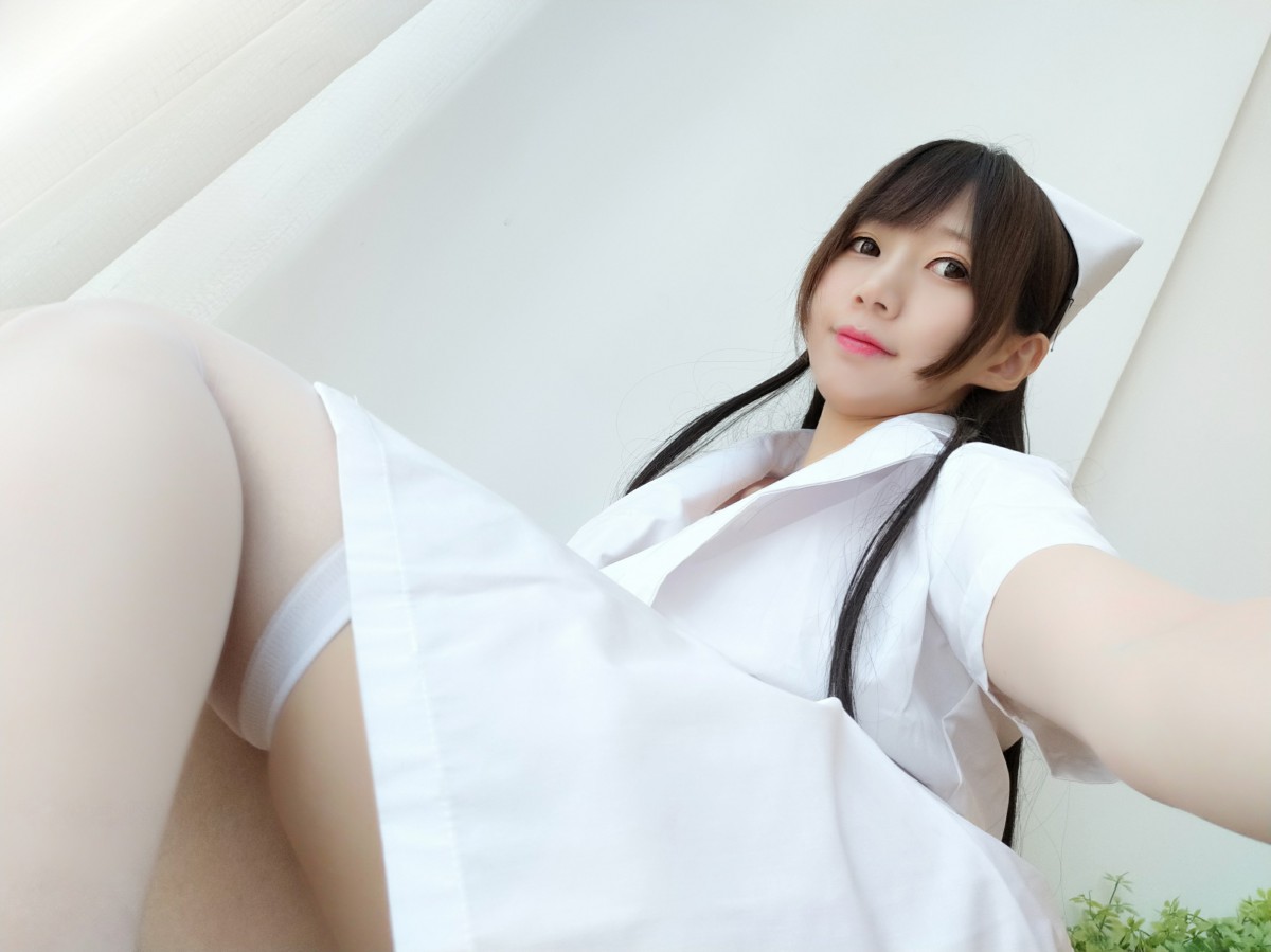 图片[38]-[Cosplay]NAGISA魔物喵–自摄系列 NO.002 白丝护士 – COSPLAY-小爱·美女部落