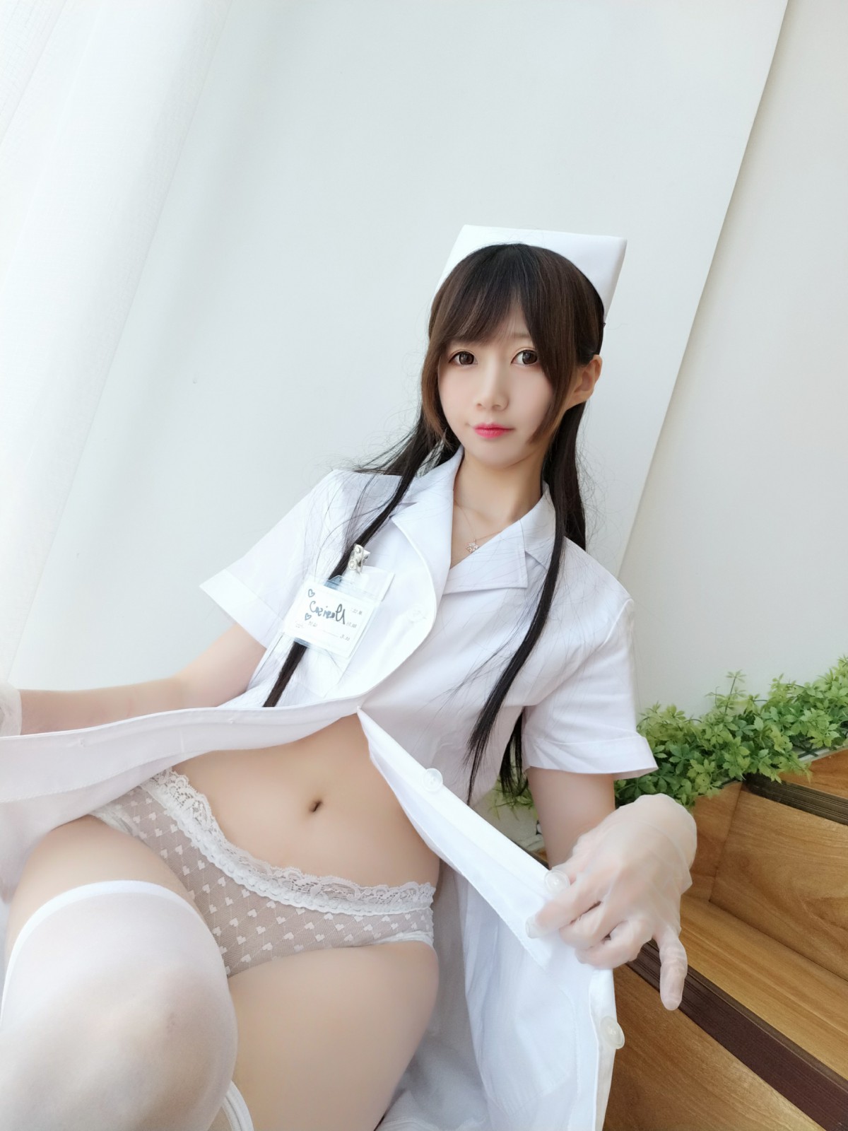 图片[50]-[Cosplay]NAGISA魔物喵–自摄系列 NO.002 白丝护士 – COSPLAY-小爱·美女部落