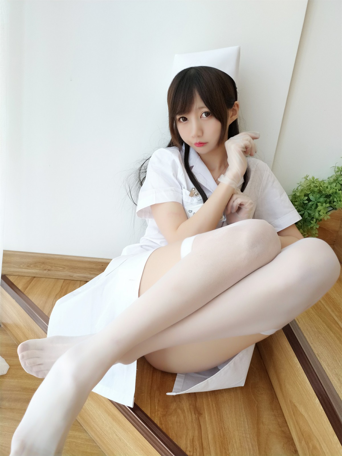 图片[56]-[Cosplay]NAGISA魔物喵–自摄系列 NO.002 白丝护士 – COSPLAY-小爱·美女部落