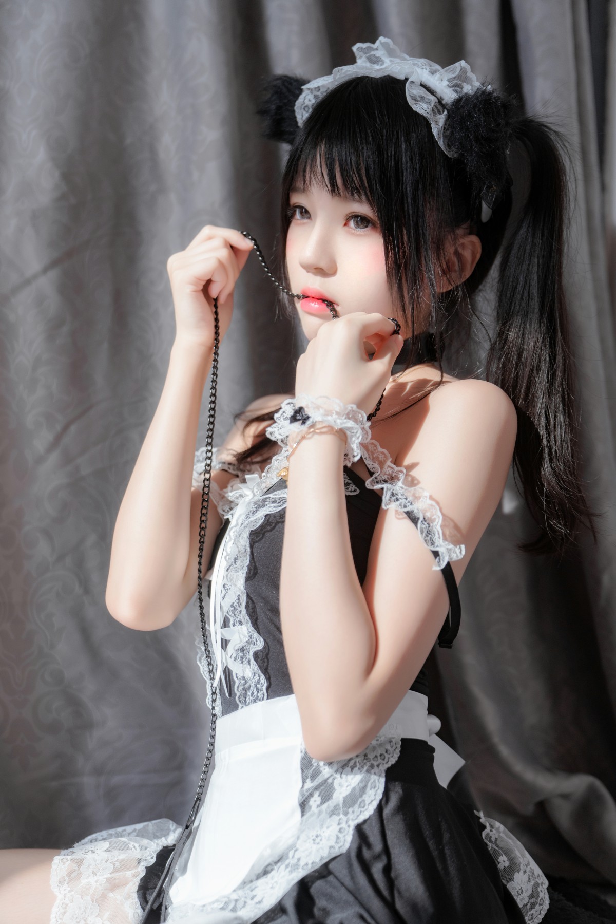 图片[19]-桜桃喵系列写真Vol.029 – 黑猫妹抖 – COSPLAY-小爱·美女部落