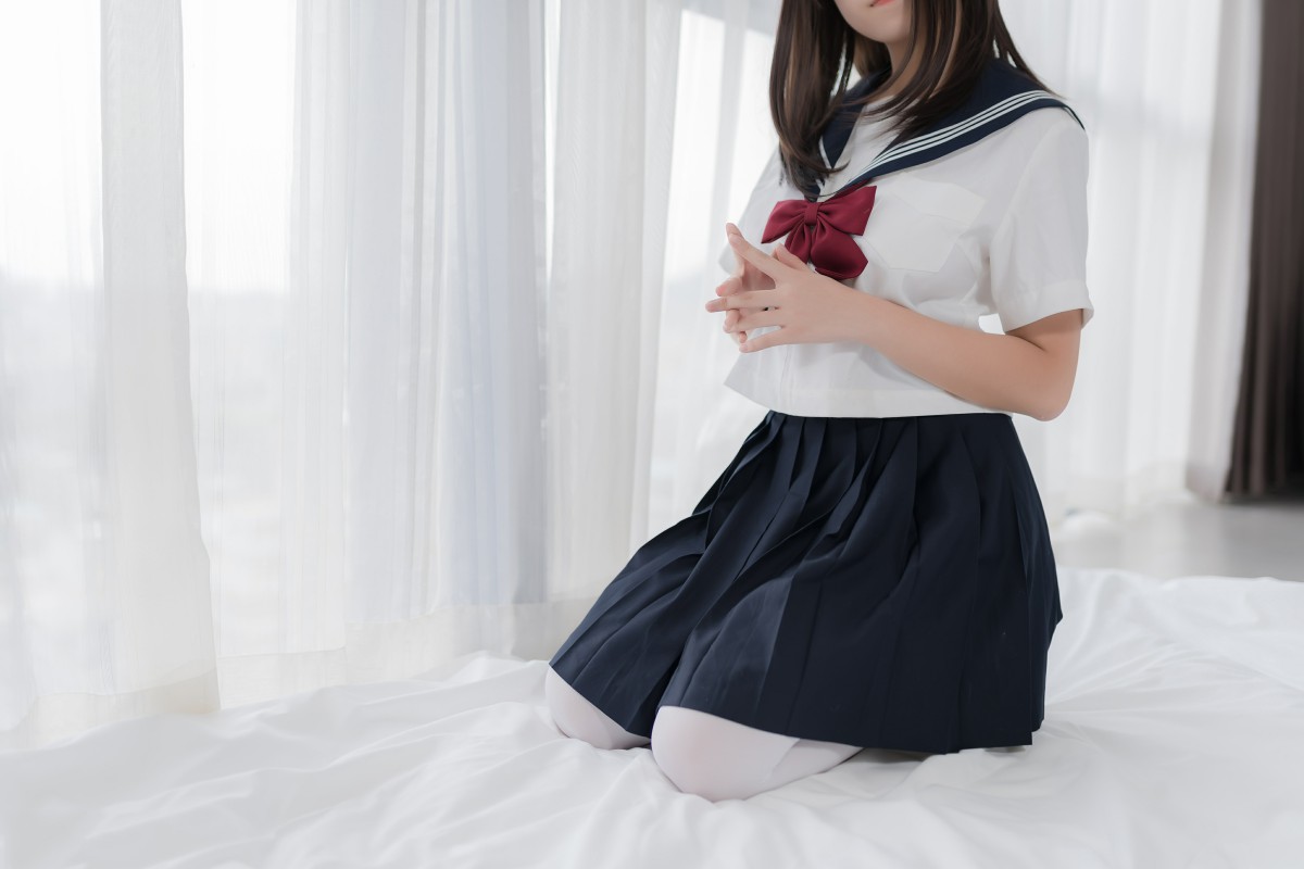 图片[4]-喵糖映画 VOL.002 JK白丝 – COSPLAY-小爱·美女部落