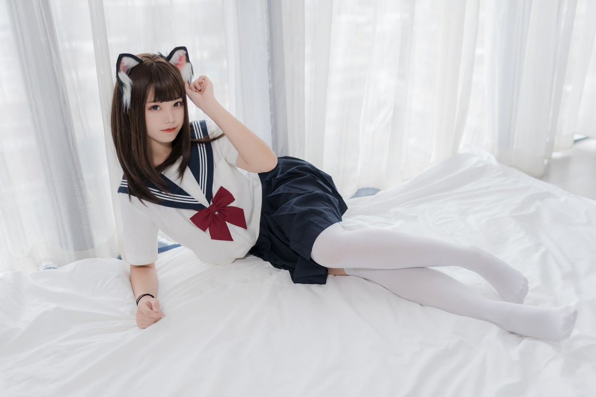 图片[6]-喵糖映画 VOL.002 JK白丝 – COSPLAY-小爱·美女部落