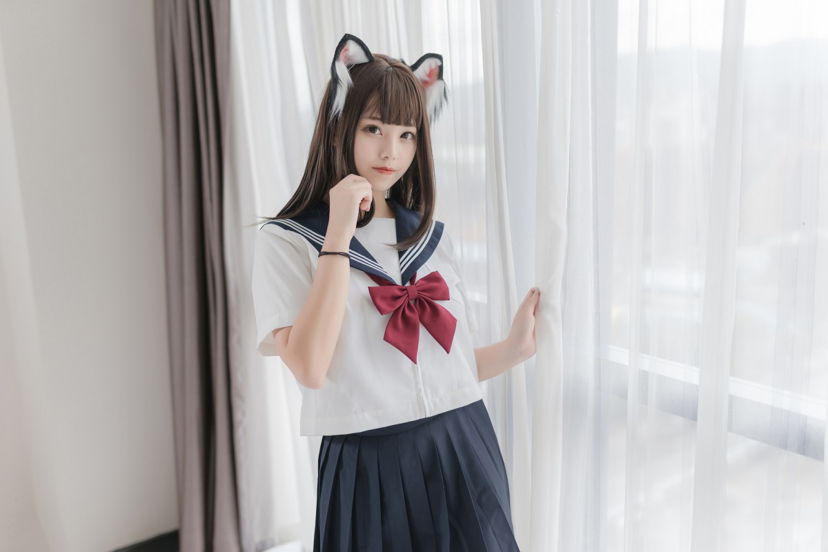 图片[12]-喵糖映画 VOL.002 JK白丝 – COSPLAY-小爱·美女部落