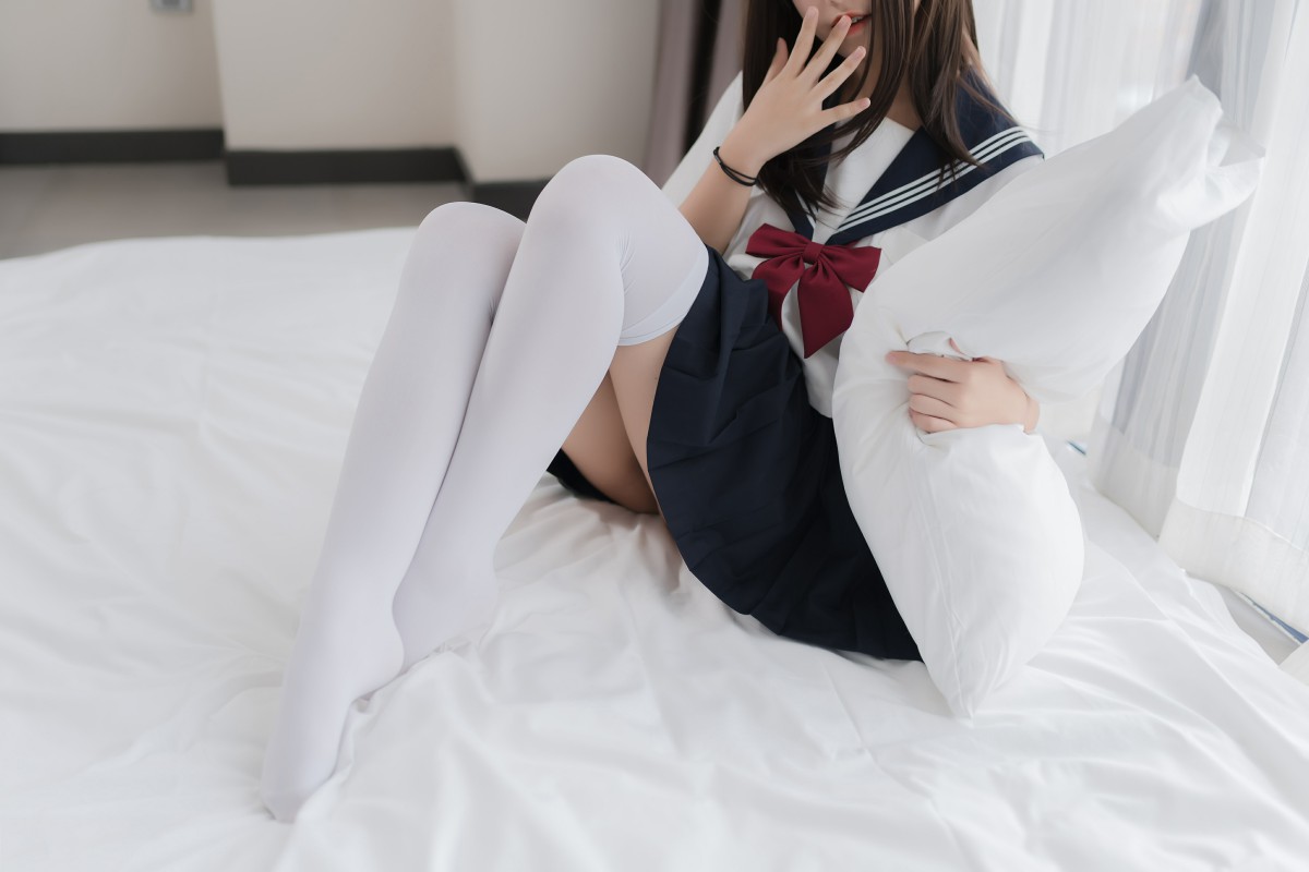 图片[9]-喵糖映画 VOL.002 JK白丝 – COSPLAY-小爱·美女部落