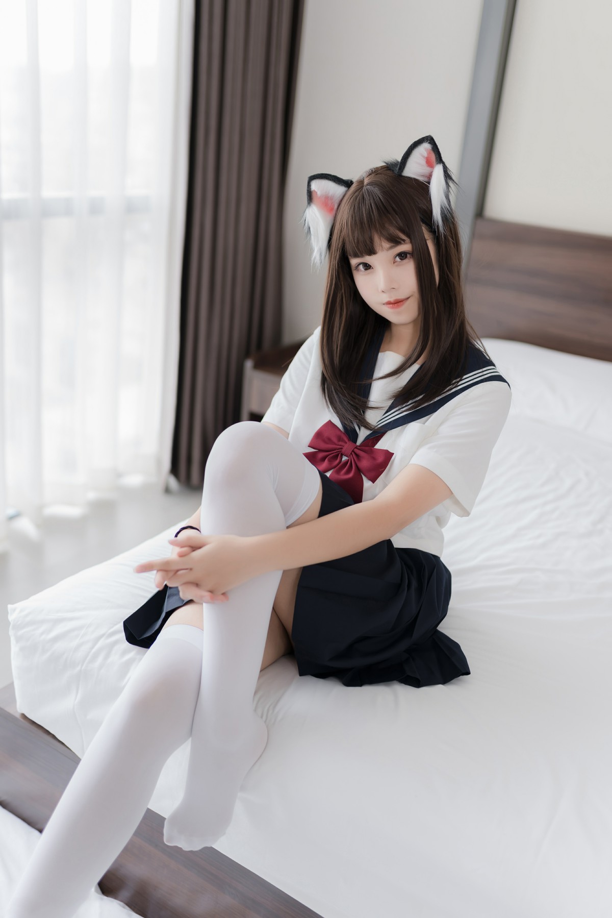 图片[23]-喵糖映画 VOL.002 JK白丝 – COSPLAY-小爱·美女部落