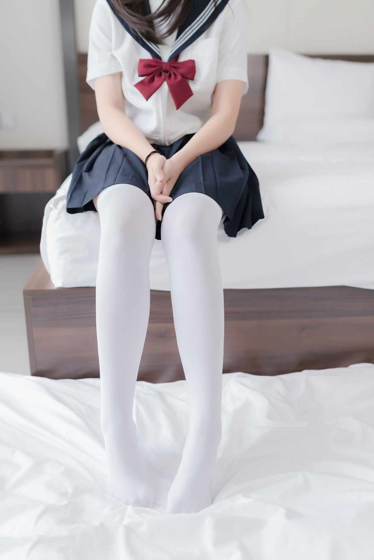 图片[30]-喵糖映画 VOL.002 JK白丝 – COSPLAY-小爱·美女部落