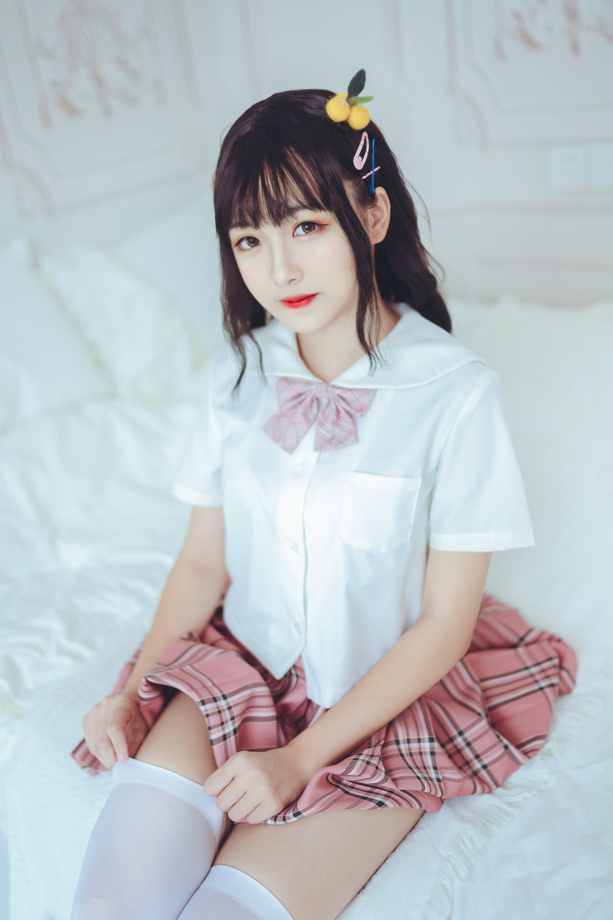 图片[10]-喵糖映画 VOL.001 过膝白丝 – COSPLAY-小爱·美女部落