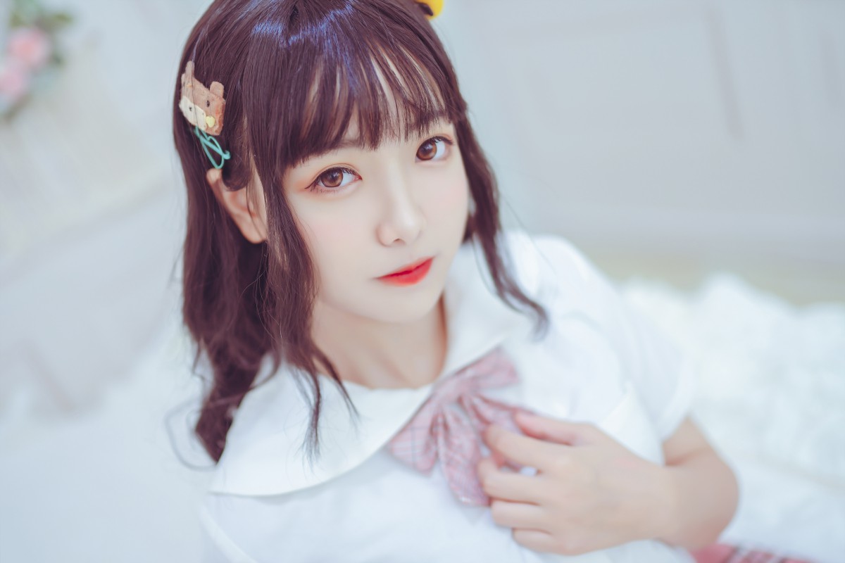 图片[13]-喵糖映画 VOL.001 过膝白丝 – COSPLAY-小爱·美女部落