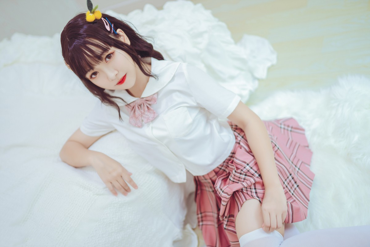图片[20]-喵糖映画 VOL.001 过膝白丝 – COSPLAY-小爱·美女部落