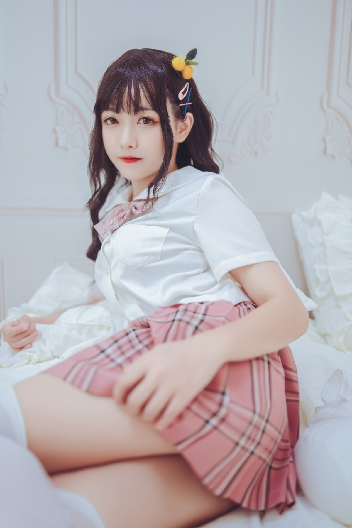 图片[24]-喵糖映画 VOL.001 过膝白丝 – COSPLAY-小爱·美女部落