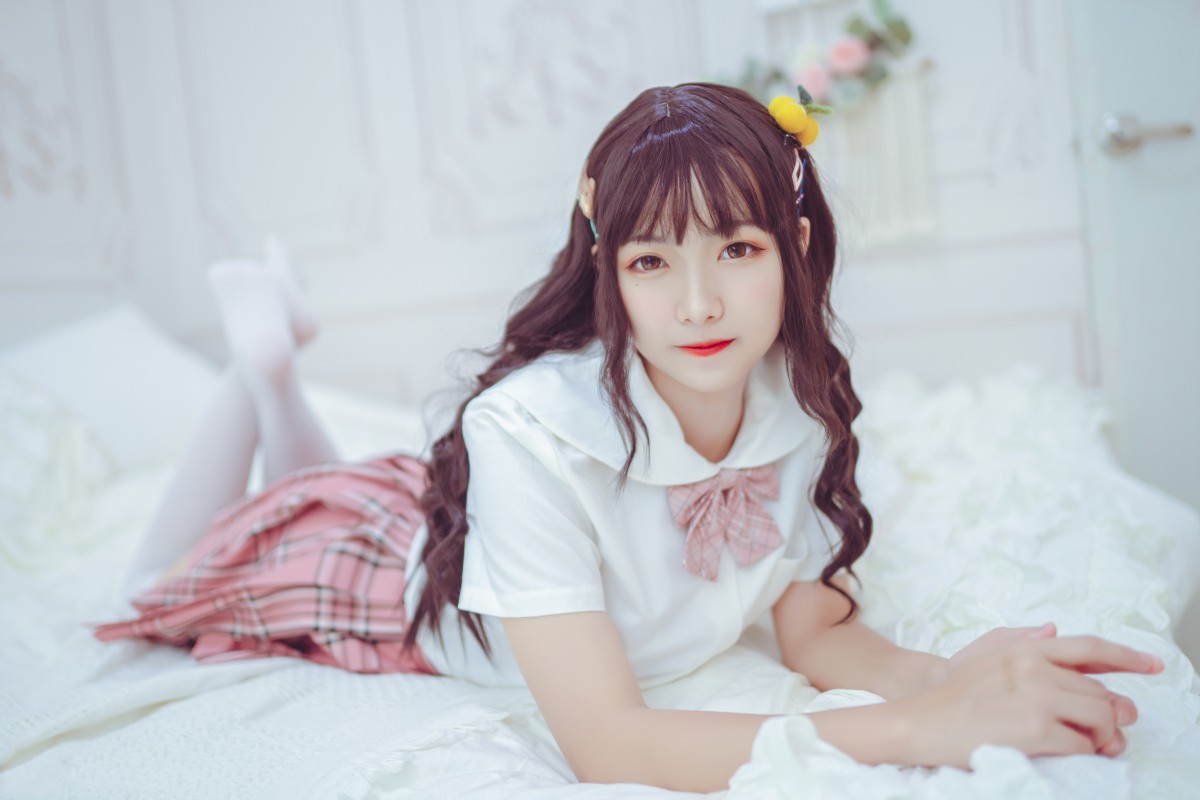 图片[32]-喵糖映画 VOL.001 过膝白丝 – COSPLAY-小爱·美女部落