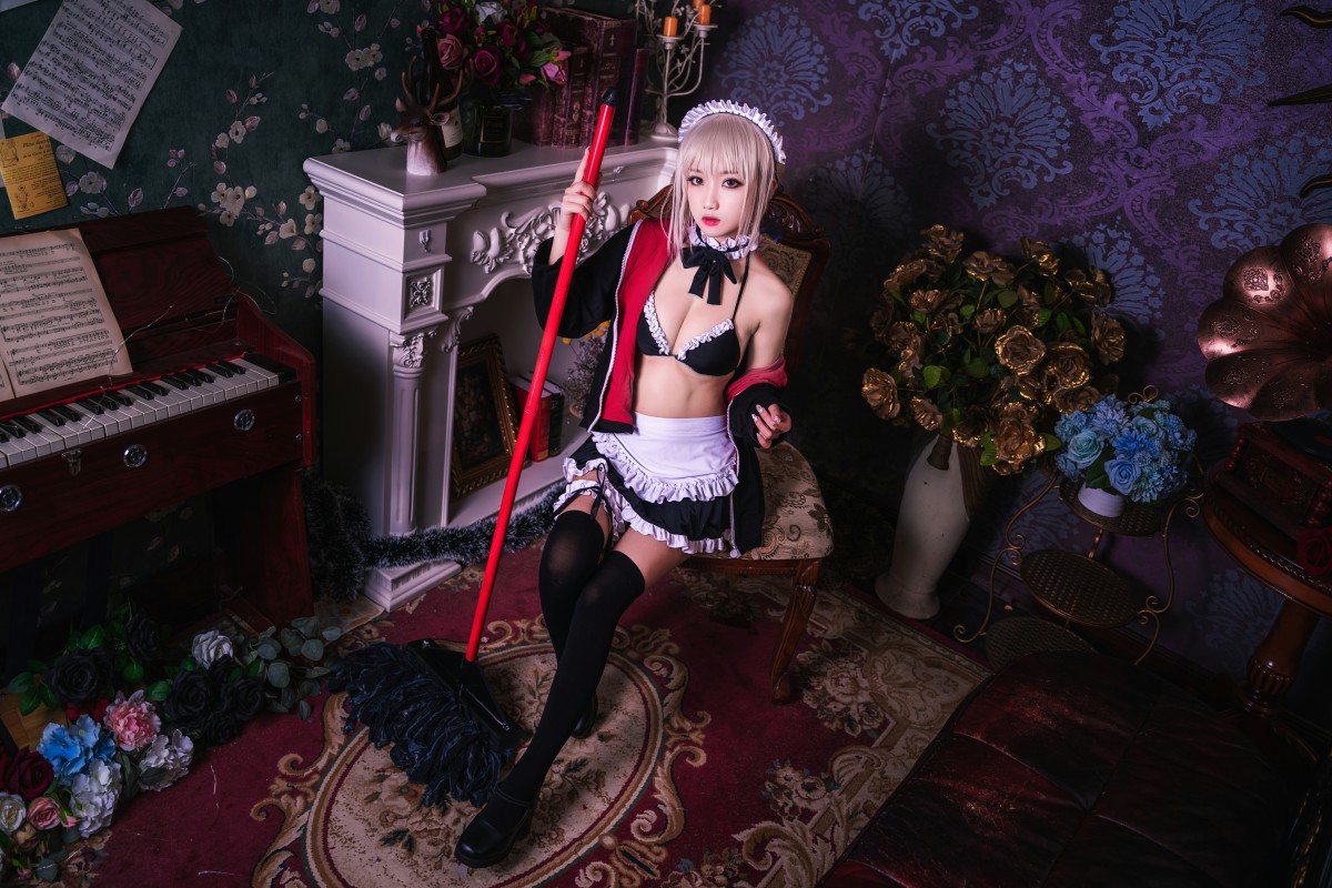 [Cosplay]鬼畜瑶在不在 – 黑呆女仆 – COSPLAY-小爱·美女部落