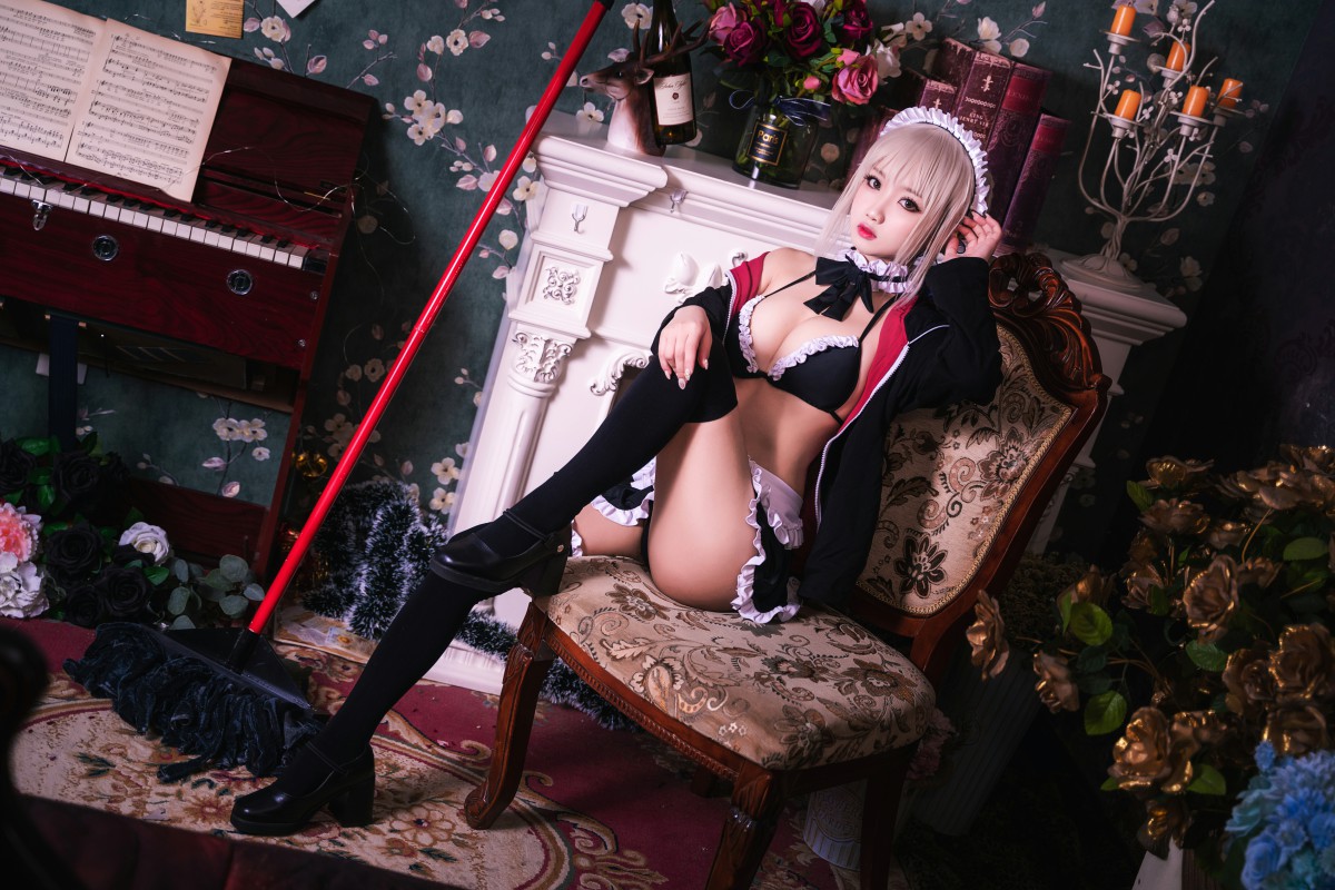 图片[4]-[Cosplay]鬼畜瑶在不在 – 黑呆女仆 – COSPLAY-小爱·美女部落