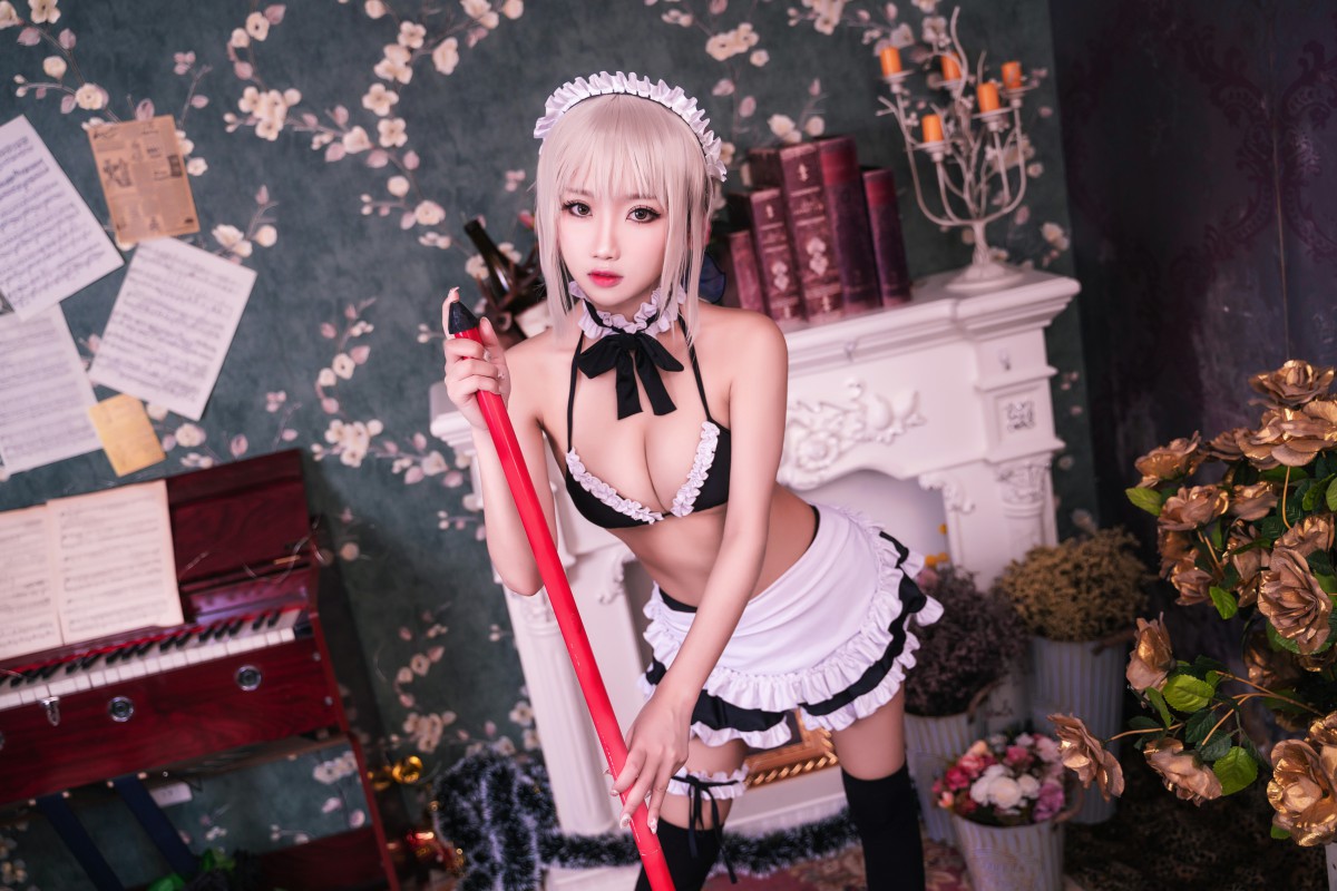 图片[9]-[Cosplay]鬼畜瑶在不在 – 黑呆女仆 – COSPLAY-小爱·美女部落