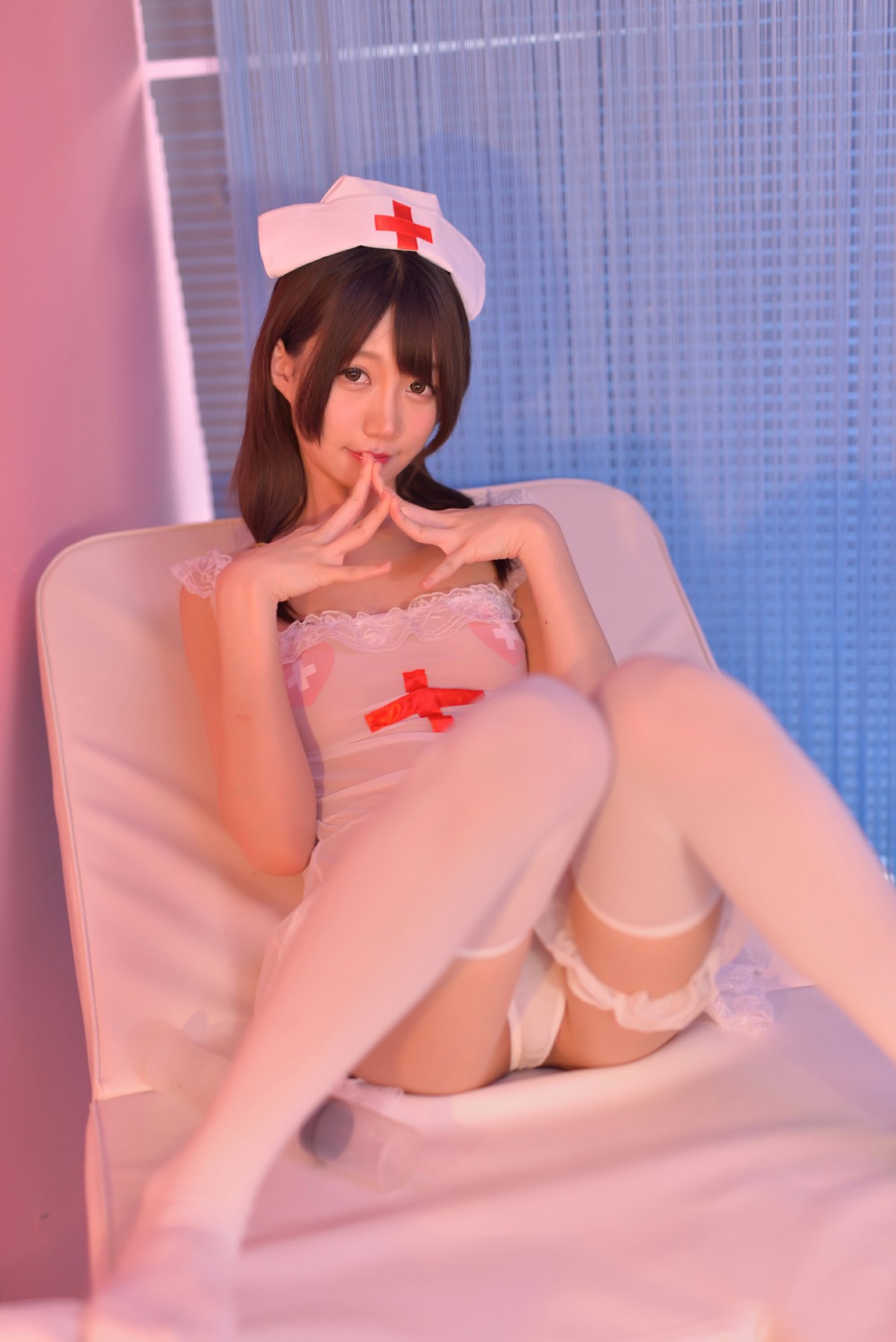 图片[144]-[Cosplay]NAGISA魔物喵 – VOL.04 性感看护师 – COSPLAY-小爱·美女部落