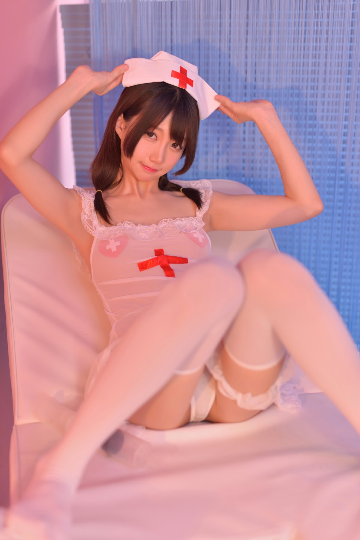 图片[143]-[Cosplay]NAGISA魔物喵 – VOL.04 性感看护师 – COSPLAY-小爱·美女部落
