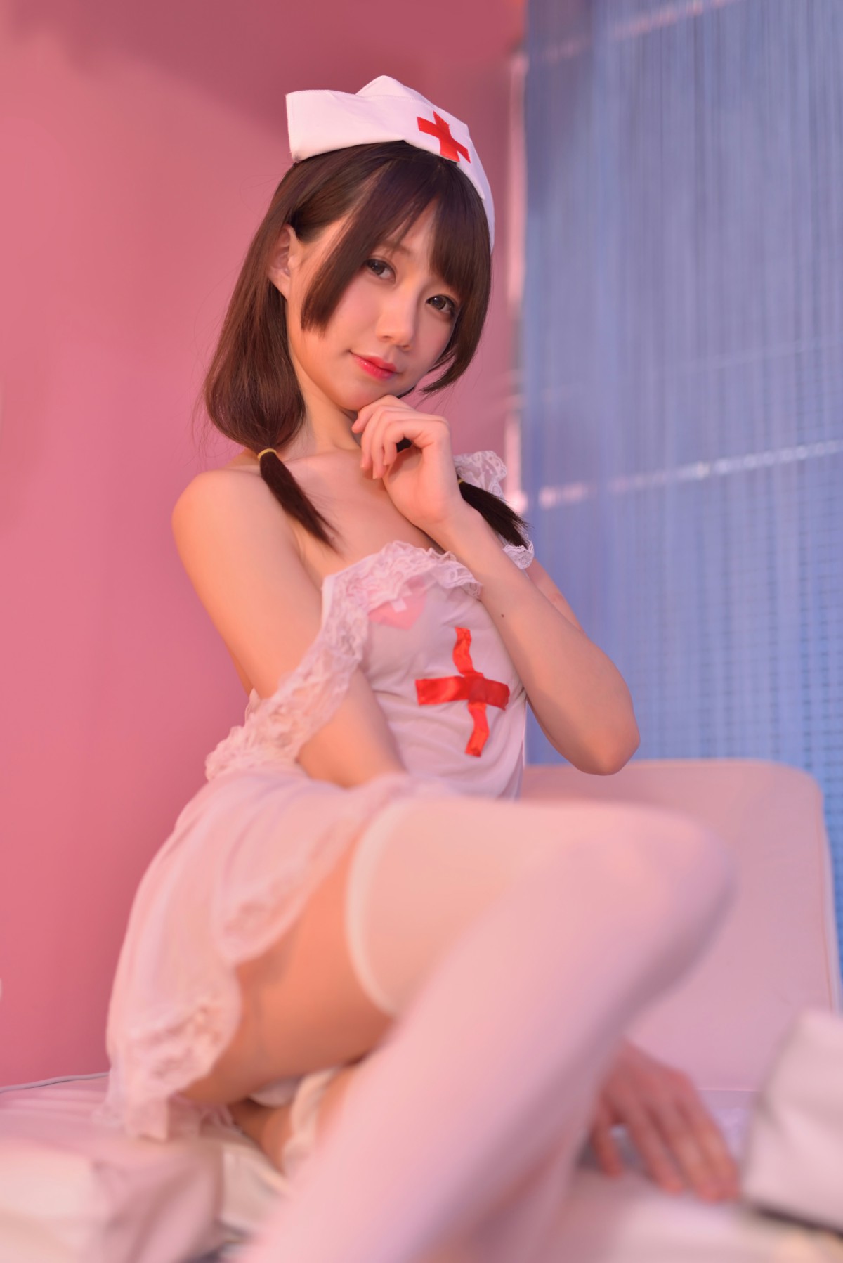 图片[167]-[Cosplay]NAGISA魔物喵 – VOL.04 性感看护师 – COSPLAY-小爱·美女部落