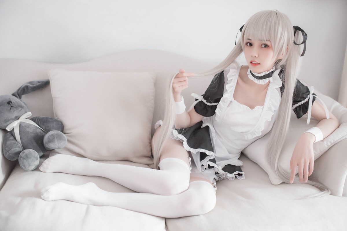 图片[3]-[Cosplay]你的负卿 – 穹妹女仆兔女郎 – COSPLAY-小爱·美女部落