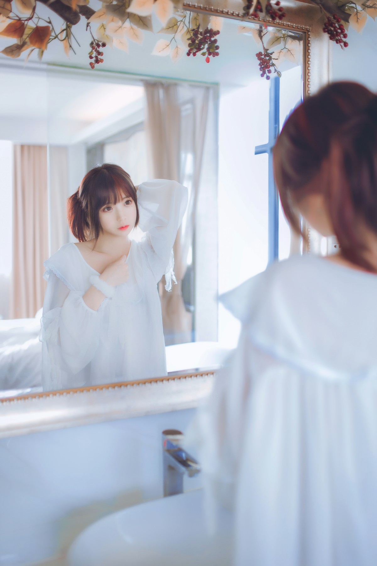 图片[3]-[Cosplay]疯猫ss – 睡衣与浴室的水手服 – COSPLAY-小爱·美女部落