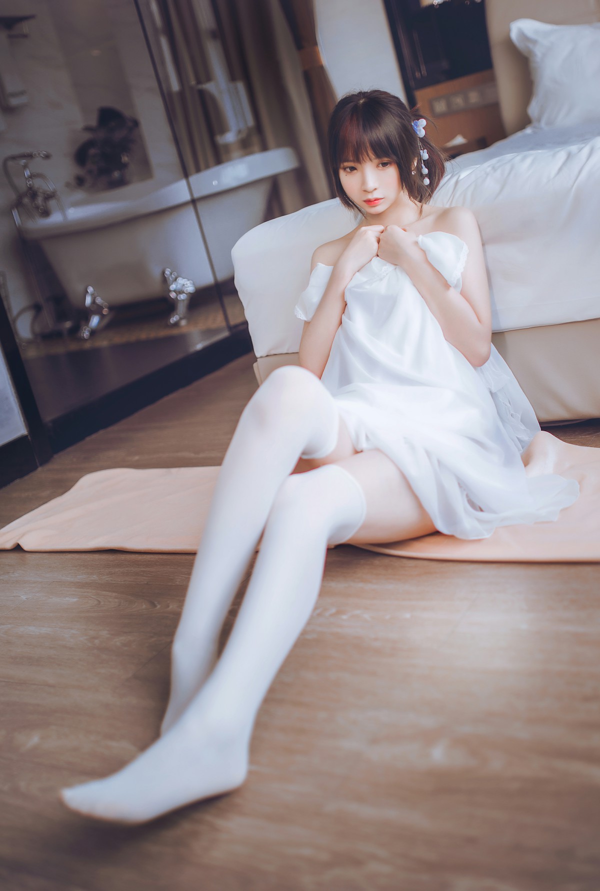 图片[17]-[Cosplay]疯猫ss – 睡衣与浴室的水手服 – COSPLAY-小爱·美女部落