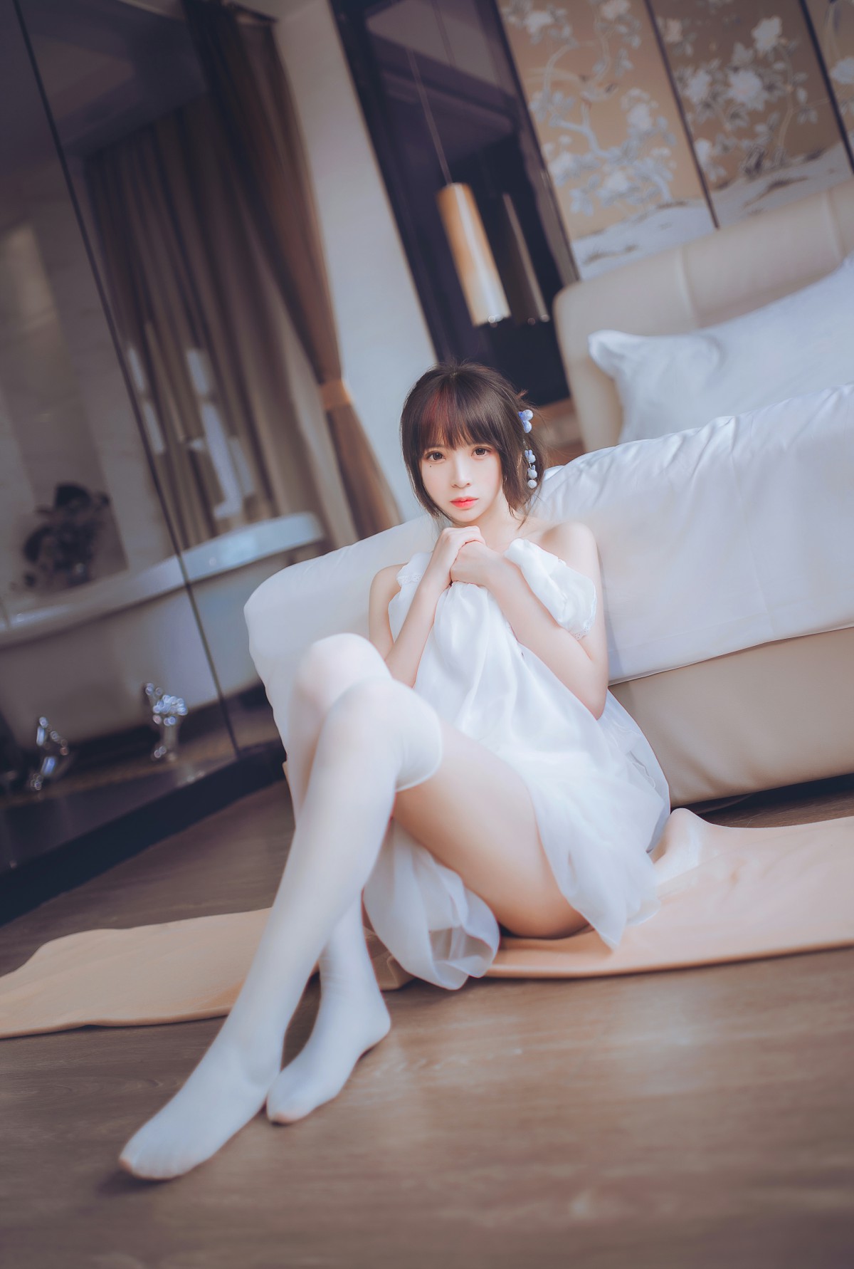 图片[19]-[Cosplay]疯猫ss – 睡衣与浴室的水手服 – COSPLAY-小爱·美女部落