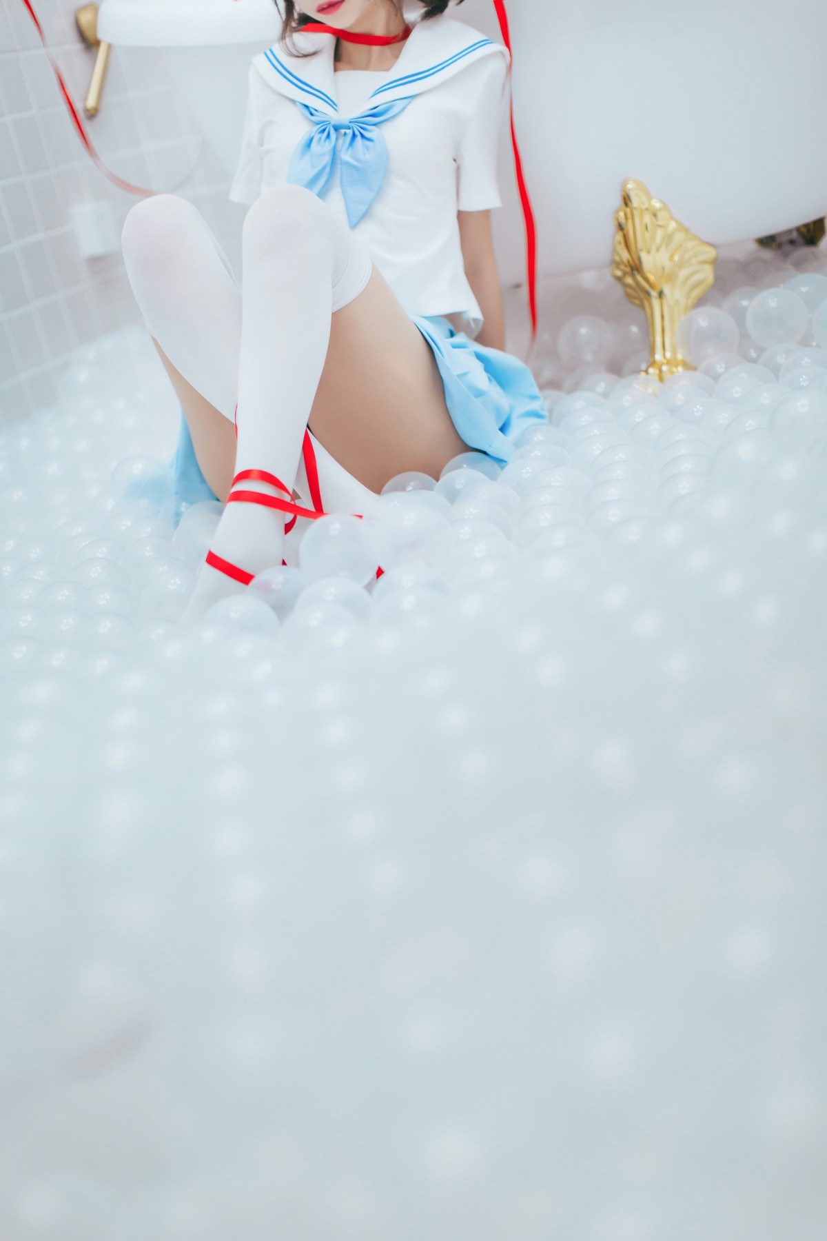 图片[41]-[Cosplay]疯猫ss – 睡衣与浴室的水手服 – COSPLAY-小爱·美女部落