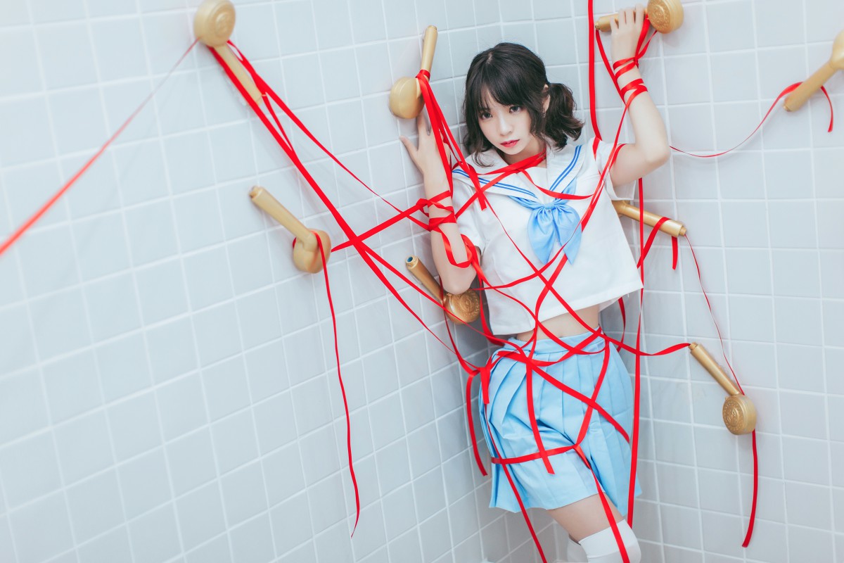 图片[42]-[Cosplay]疯猫ss – 睡衣与浴室的水手服 – COSPLAY-小爱·美女部落