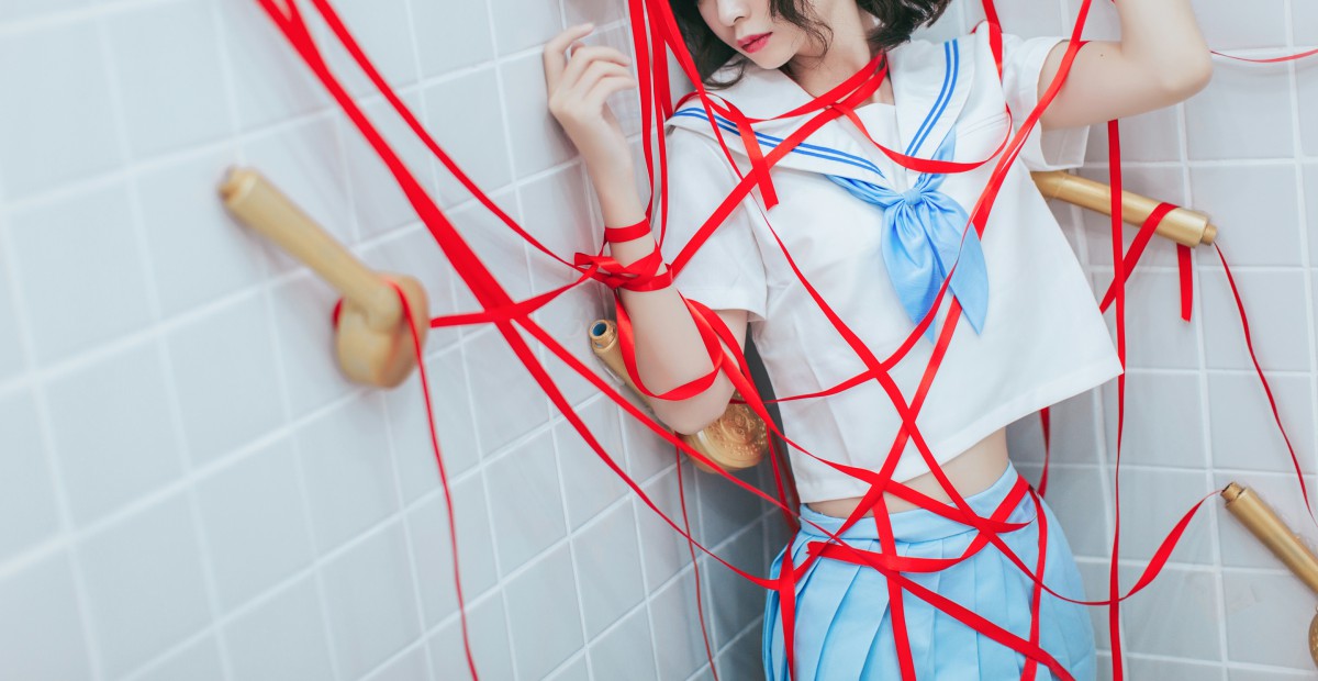图片[44]-[Cosplay]疯猫ss – 睡衣与浴室的水手服 – COSPLAY-小爱·美女部落
