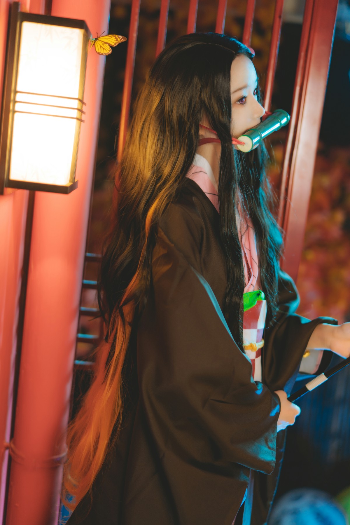 图片[8]-[Cosplay]桜桃喵 – 灶门祢豆子 – COSPLAY-小爱·美女部落
