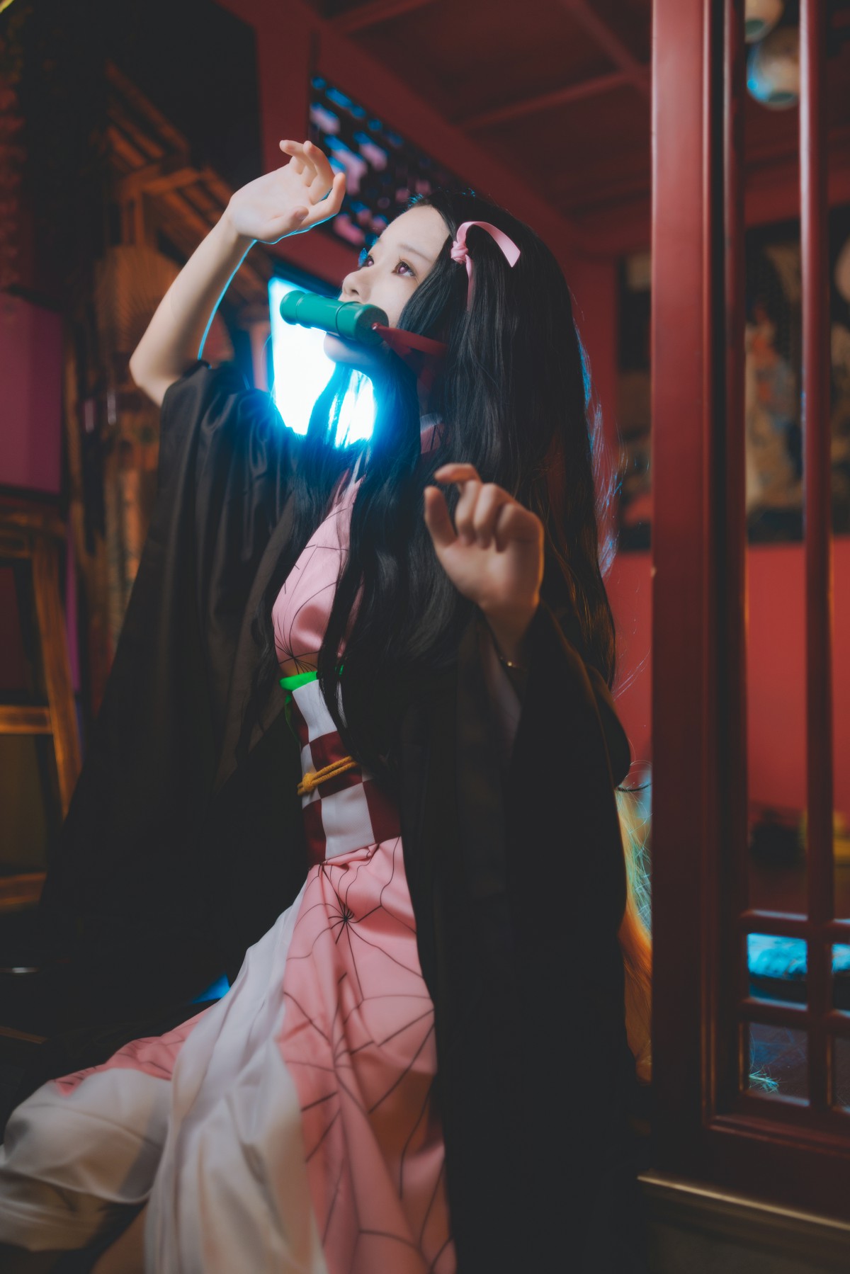 图片[11]-[Cosplay]桜桃喵 – 灶门祢豆子 – COSPLAY-小爱·美女部落