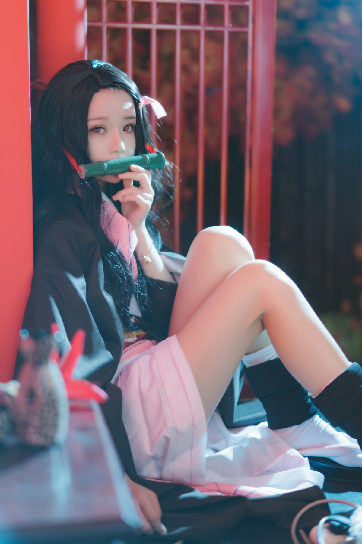 图片[16]-[Cosplay]桜桃喵 – 灶门祢豆子 – COSPLAY-小爱·美女部落