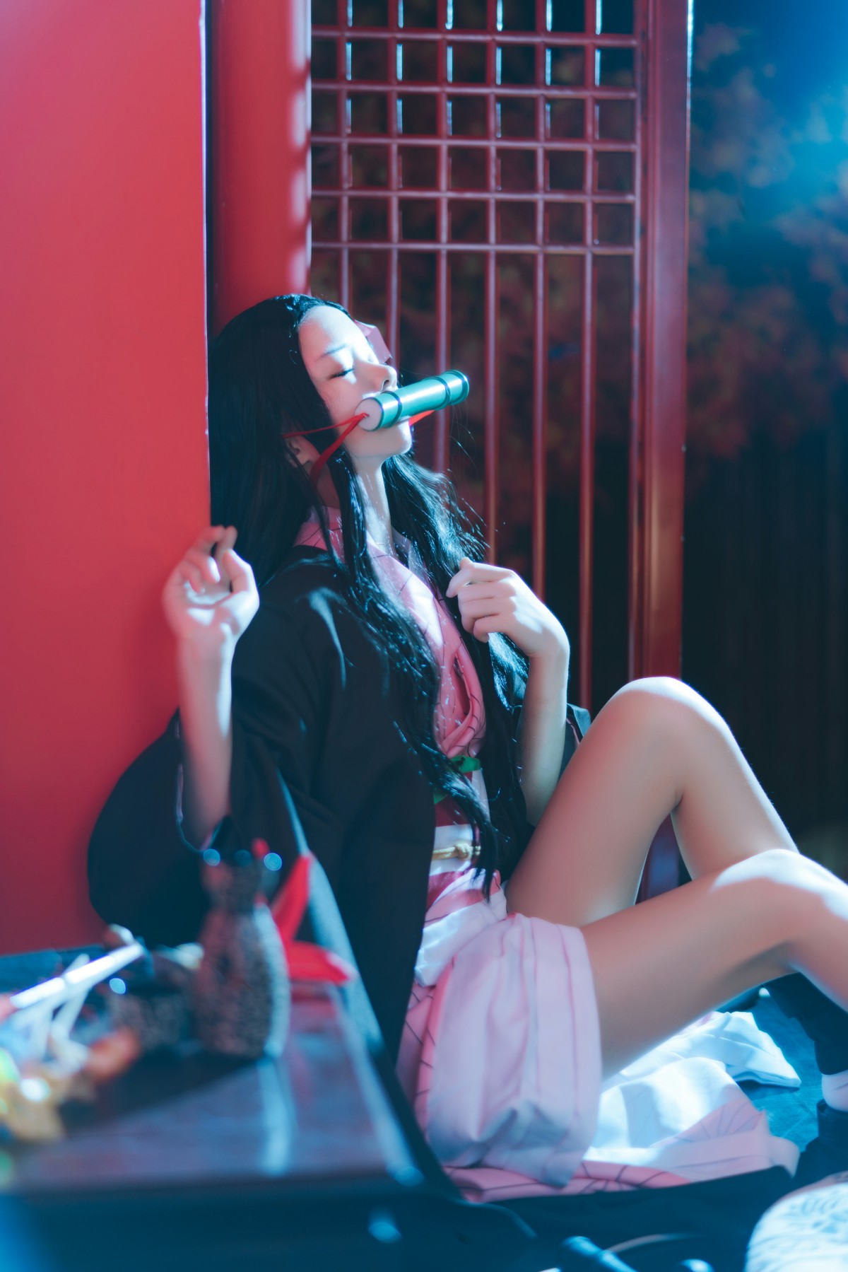 图片[15]-[Cosplay]桜桃喵 – 灶门祢豆子 – COSPLAY-小爱·美女部落