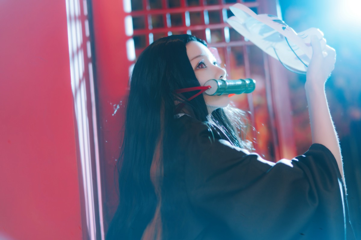 图片[17]-[Cosplay]桜桃喵 – 灶门祢豆子 – COSPLAY-小爱·美女部落