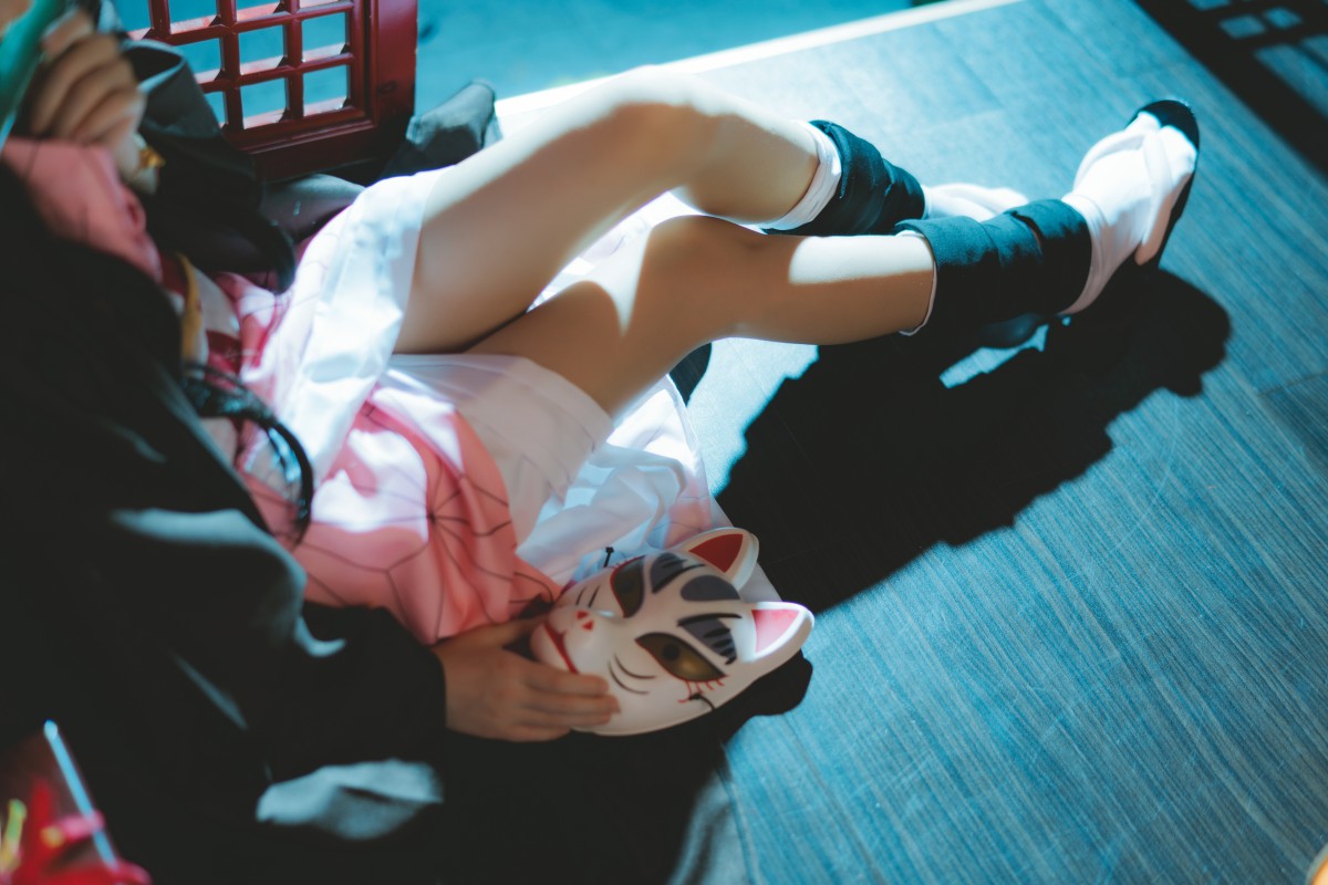 图片[20]-[Cosplay]桜桃喵 – 灶门祢豆子 – COSPLAY-小爱·美女部落