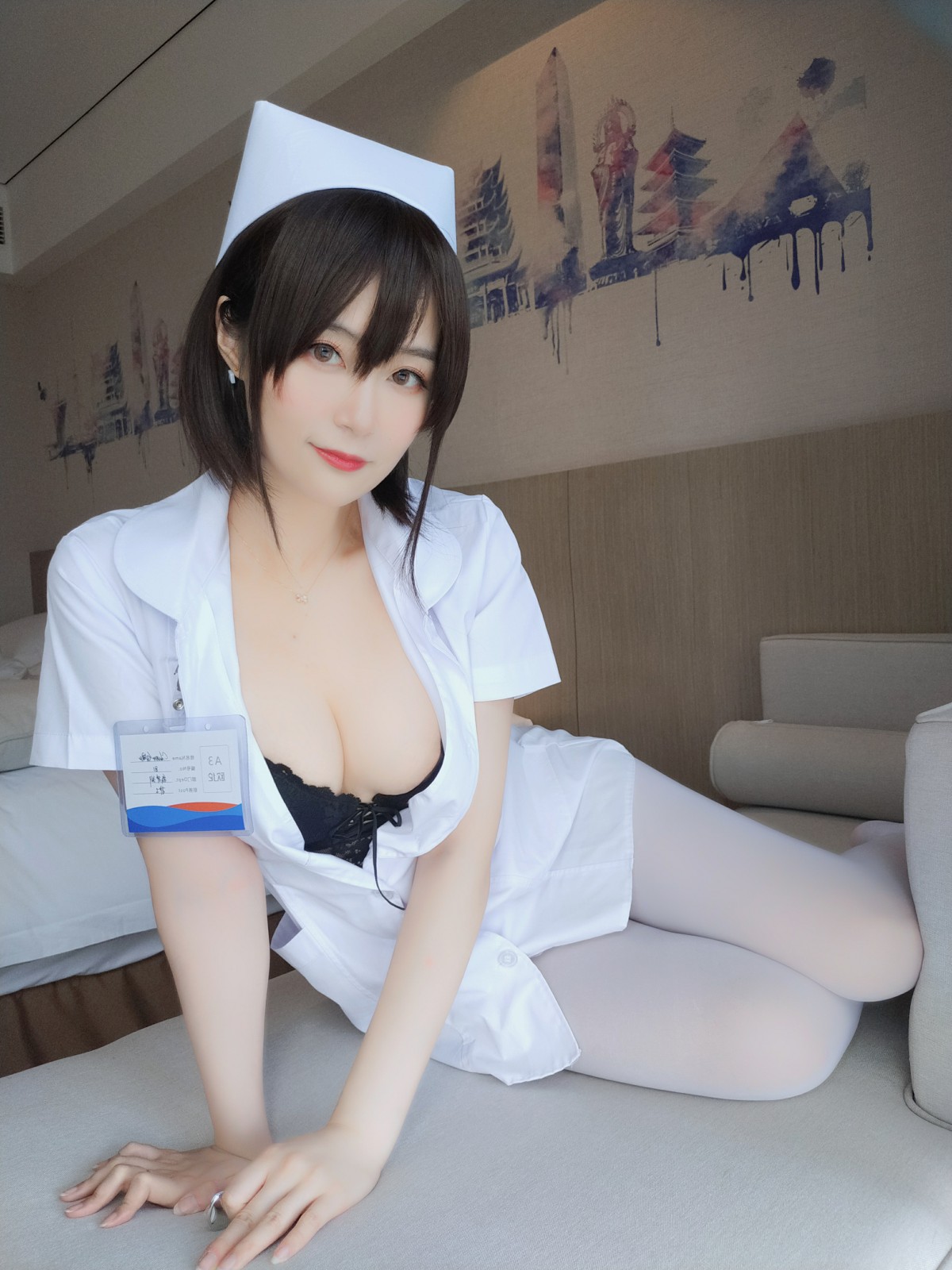 图片[9]-Coser小姐姐白银 – 短发小护士 – COSPLAY-小爱·美女部落