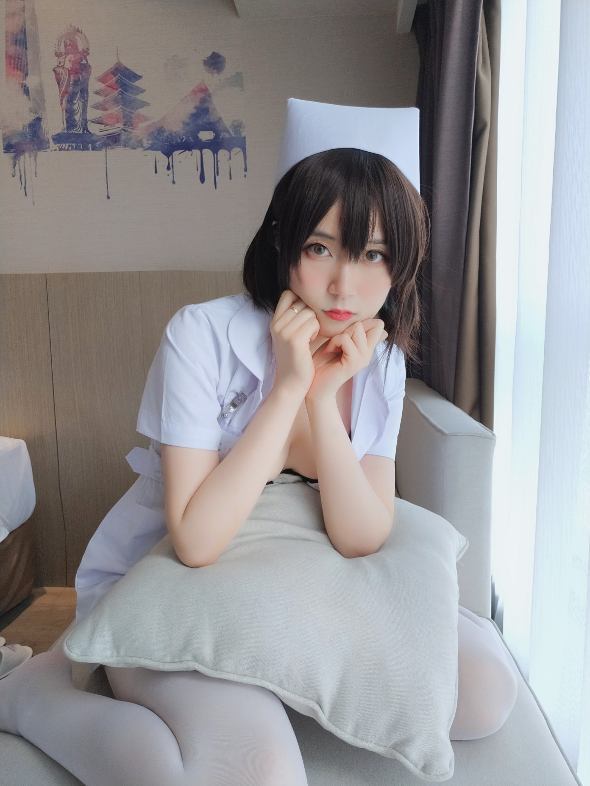 图片[17]-Coser小姐姐白银 – 短发小护士 – COSPLAY-小爱·美女部落