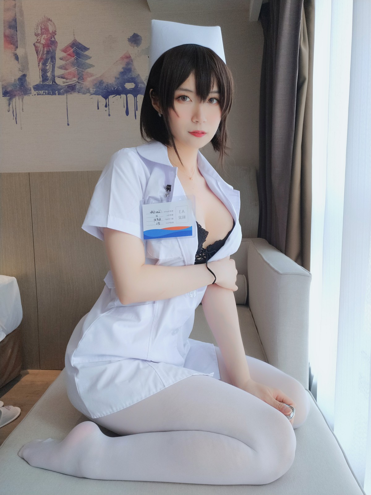 图片[22]-Coser小姐姐白银 – 短发小护士 – COSPLAY-小爱·美女部落