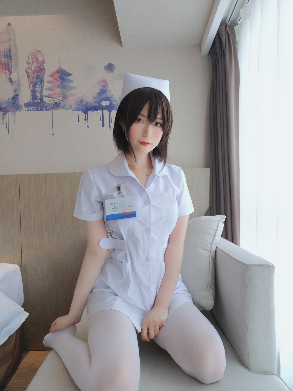 图片[35]-Coser小姐姐白银 – 短发小护士 – COSPLAY-小爱·美女部落