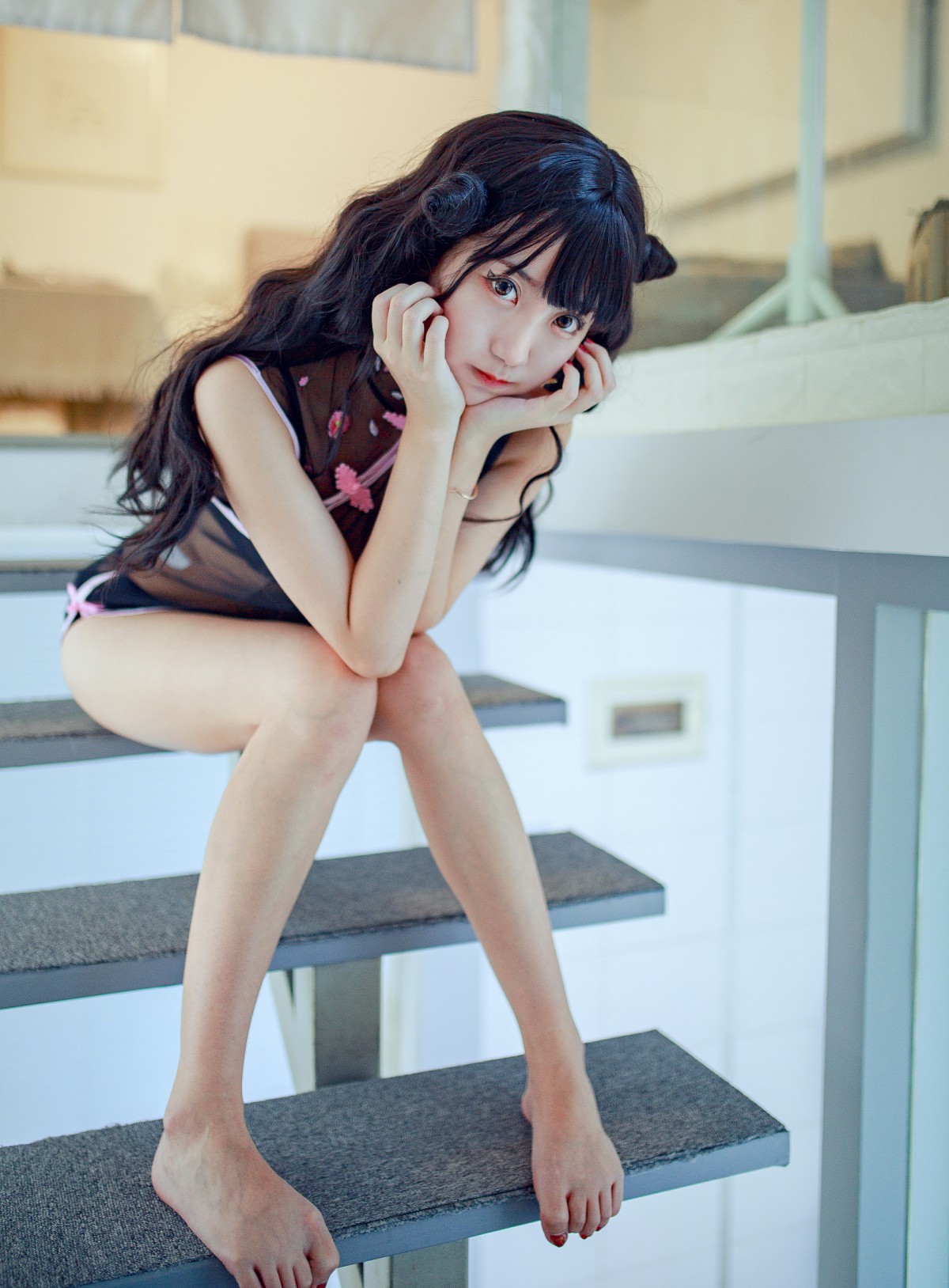 图片[6]-[Cosplay]黑川 – 小恶魔旗袍 – COSPLAY-小爱·美女部落