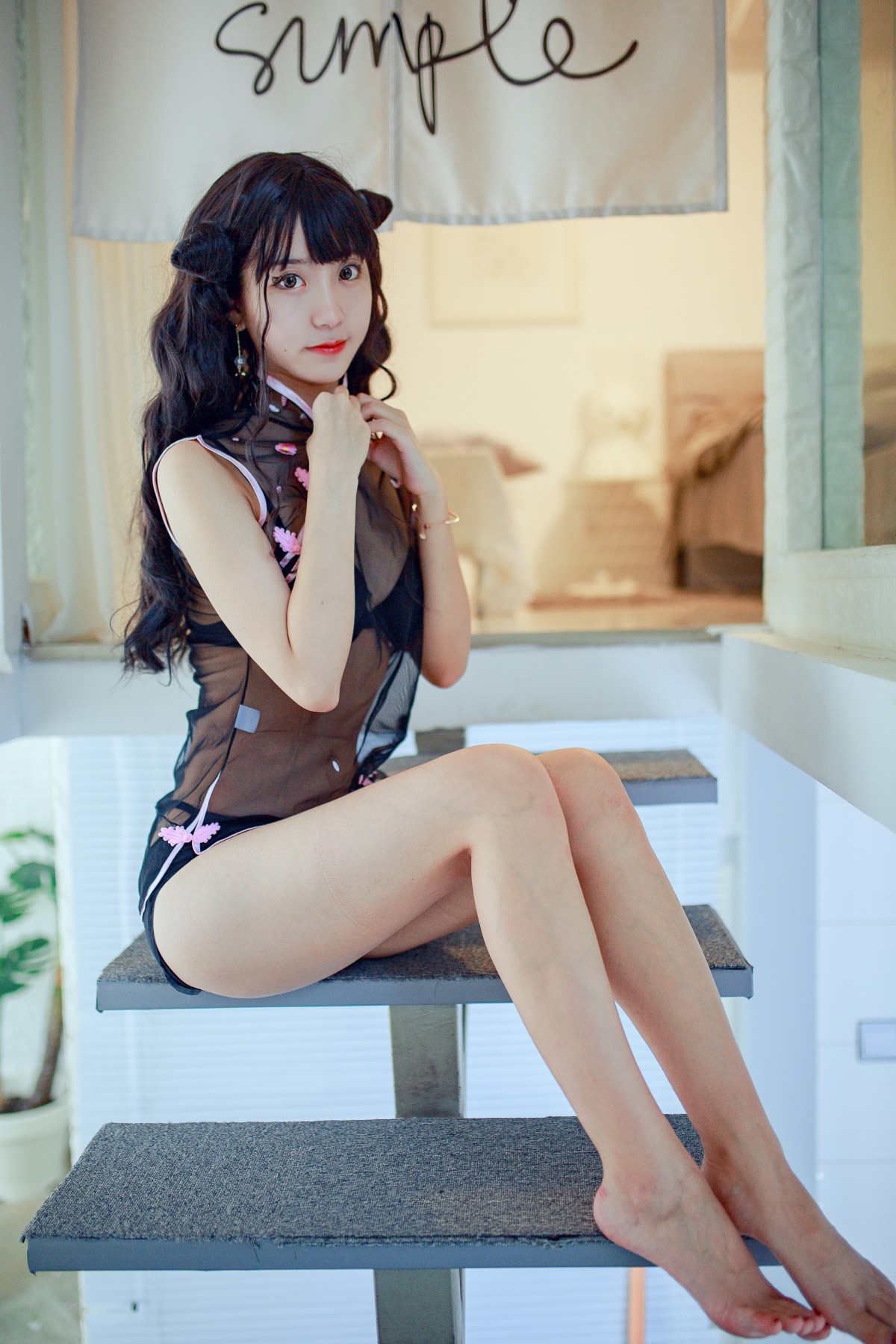 图片[7]-[Cosplay]黑川 – 小恶魔旗袍 – COSPLAY-小爱·美女部落