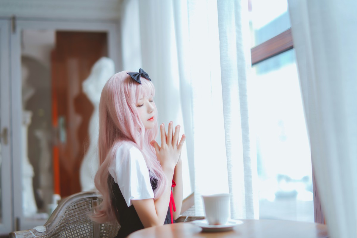 图片[2]-[Cosplay]桜桃喵 – 藤原千花 – COSPLAY-小爱·美女部落