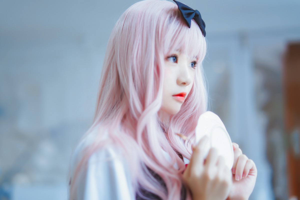 图片[7]-[Cosplay]桜桃喵 – 藤原千花 – COSPLAY-小爱·美女部落